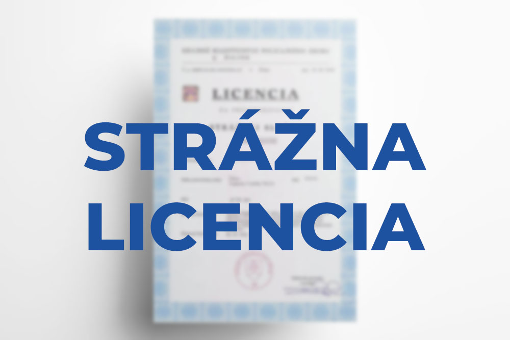strazna licencia